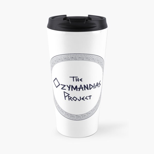 The Ozymandias Project White Logo Travel Mug Travel Mug