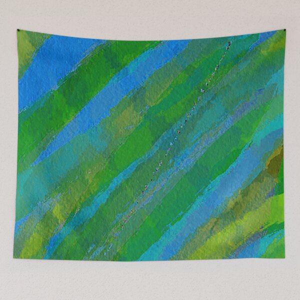 Item preview, Watercolor Greens and blues designed and sold by blakcirclegirl.