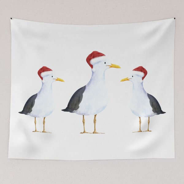 Item preview, Steven Seagull and friends Christmas Hat designed and sold by byLucyC.