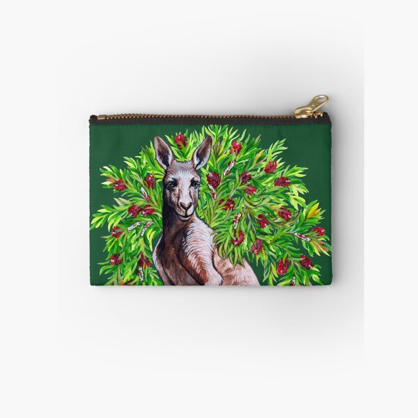 Item preview, Kangaroo with Bottlebrush - Native Australian Christmas designed and sold by Pip Tacla.