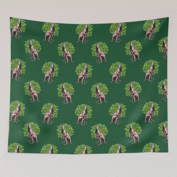 Item preview, Kangaroo with Bottlebrush - Native Australian Christmas designed and sold by Pip Tacla.