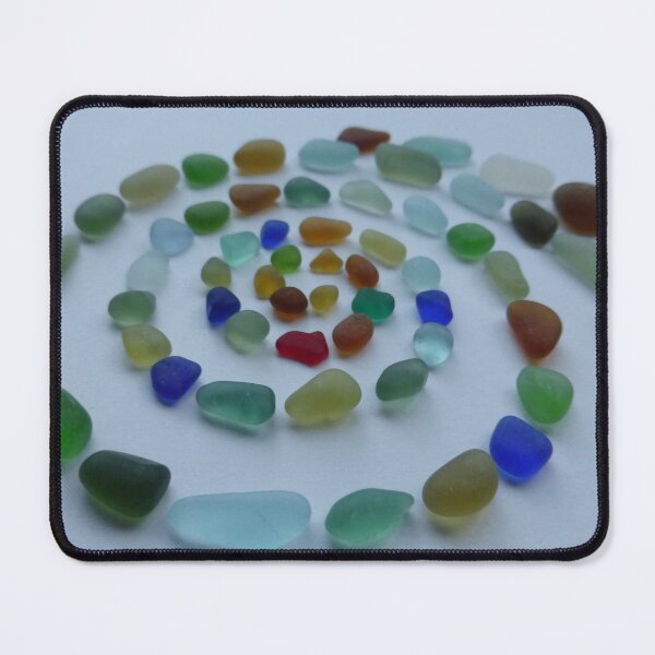 Item preview, Sea Glass Spiral Design by Fiona Bimson designed and sold by FIONA BIMSON.
