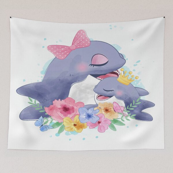 Item preview,   Winter the dolphin  designed and sold by Designhub14.