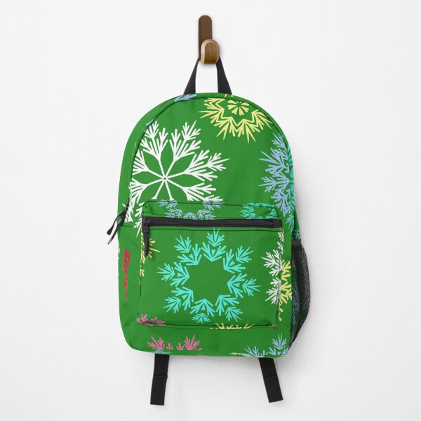 Item preview, Merry Christmas Green Multicolored Snowflakes Idea designed and sold by Ross-Sergey.