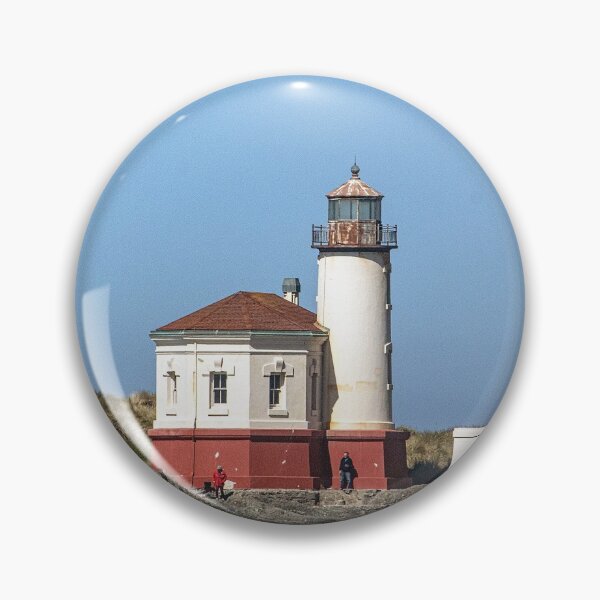 Item preview, Coquille River Lighthouse in Bandon Oregon designed and sold by SeaChangeDesign.