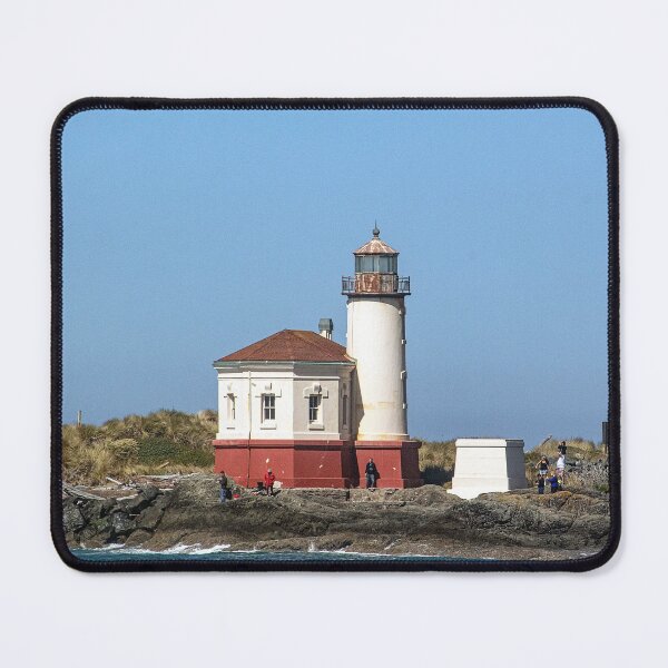 Item preview, Coquille River Lighthouse in Bandon Oregon designed and sold by SeaChangeDesign.