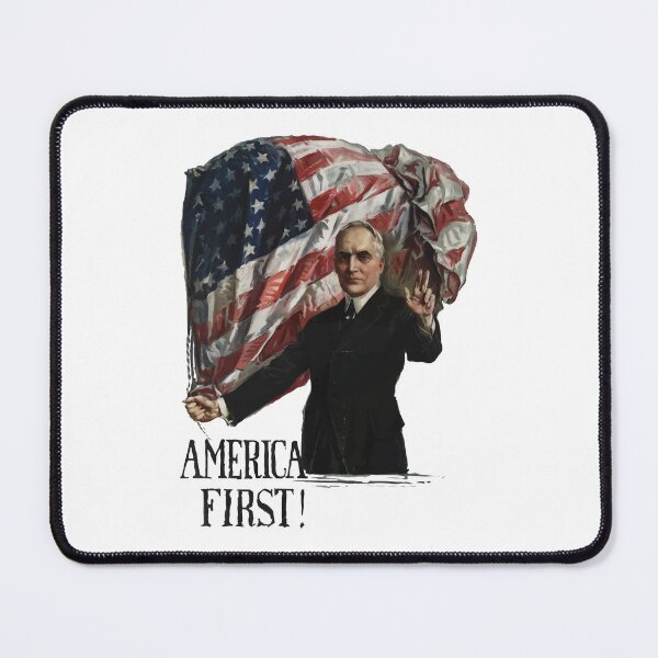 Item preview, The Harding ('America First' political poster of President Warren G. Harding) designed and sold by franklinprintco.