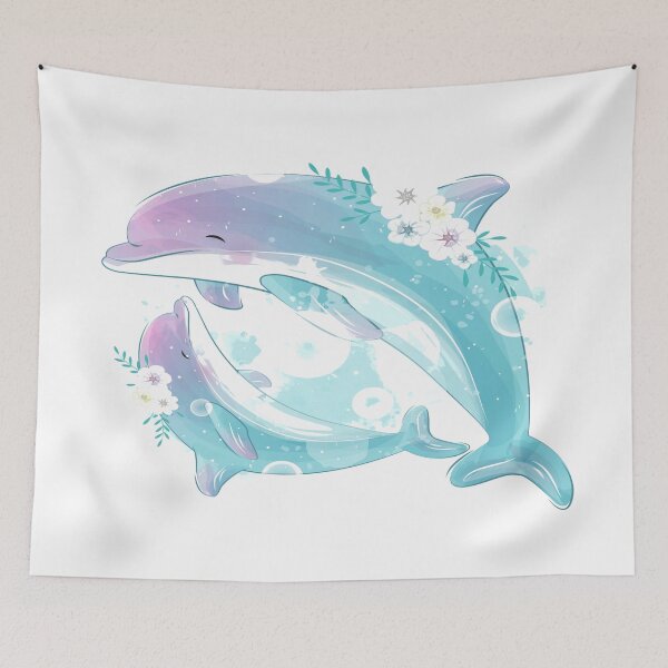 Item preview,  Winter the dolphin  designed and sold by Designhub14.