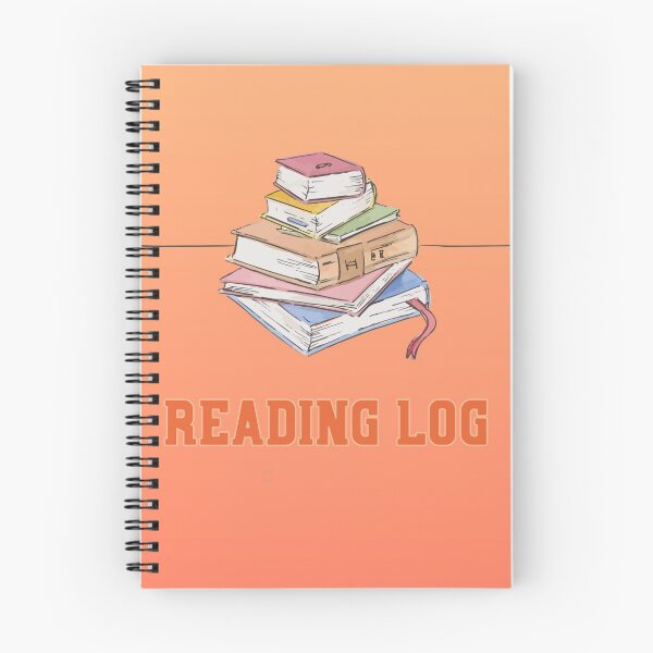 Item preview, Reading Log: Cute Stack of Books Watercolor Book Bibliophile Book Review designed and sold by Merchking1.
