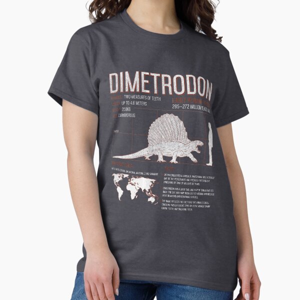 Item preview, Dimetrodon Dinosaur Fun Facts - Science Mens Kids designed and sold by SteamerTees.