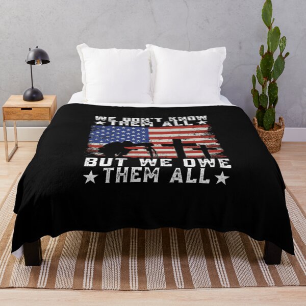 Item preview, We Don't Know Them All But We Owe Them All Veterans day USA-Veterans Day T-shirt-Flag us Army Present designed and sold by Djikou.