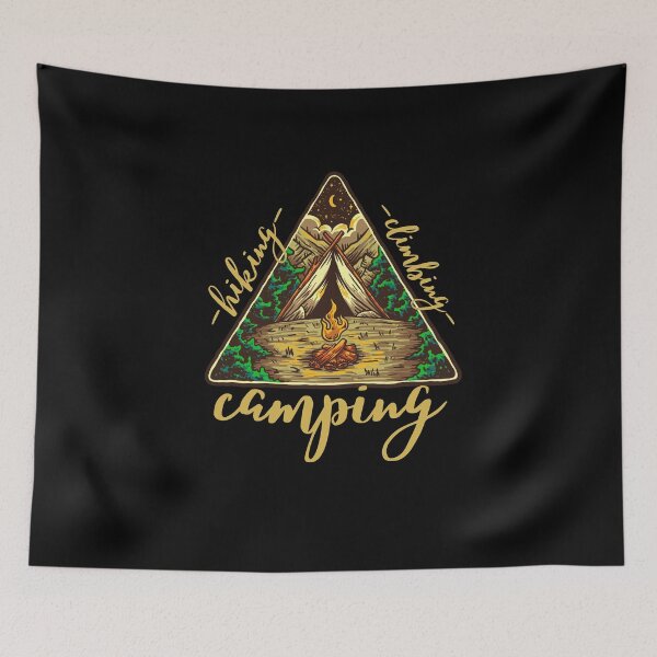 Item preview, Camping, Hiking, Climbing designed and sold by Crafty-Mornings.