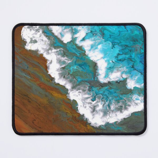 Item preview, Beach Wave - Acrylic Pour designed and sold by HandmadeHill.