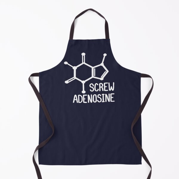 Item preview, Screw Adenosine Caffeine Molecule - Light on Dark designed and sold by redvioletart.