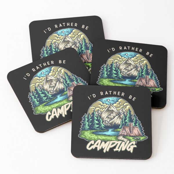 Item preview, I'd Rather Be Camping designed and sold by Crafty-Mornings.
