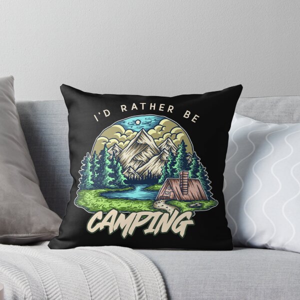 Item preview, I'd Rather Be Camping designed and sold by Crafty-Mornings.