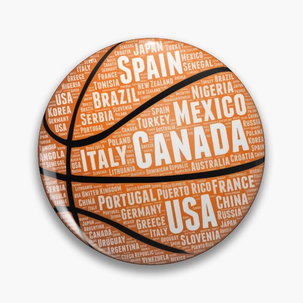 Artikelvorschau, Globale Basketball-Weltwortwolke entworfen und verkauft von ASAPPTEES.