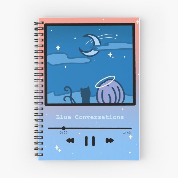Item preview, Blue Conversations Music Player designed and sold by puddleu.