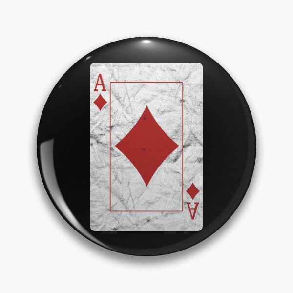 Item preview, Playing Cards Ace of Diamonds (distressed design) designed and sold by siggyspatsky.