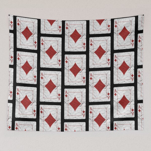 Item preview, Playing Cards Ace of Diamonds (distressed design) designed and sold by siggyspatsky.