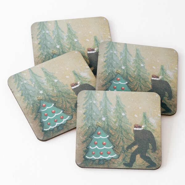 Item preview, Christmas Bigfoot designed and sold by LadenaRae.