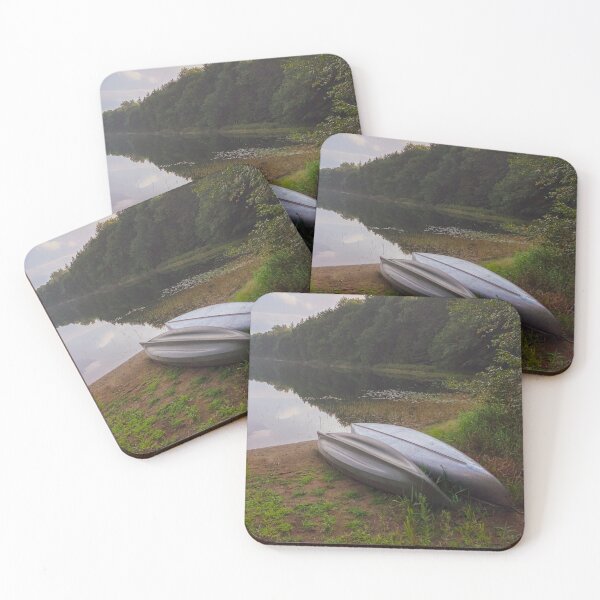 Item preview, Canoes in Front of a Pond designed and sold by PaulinaS.