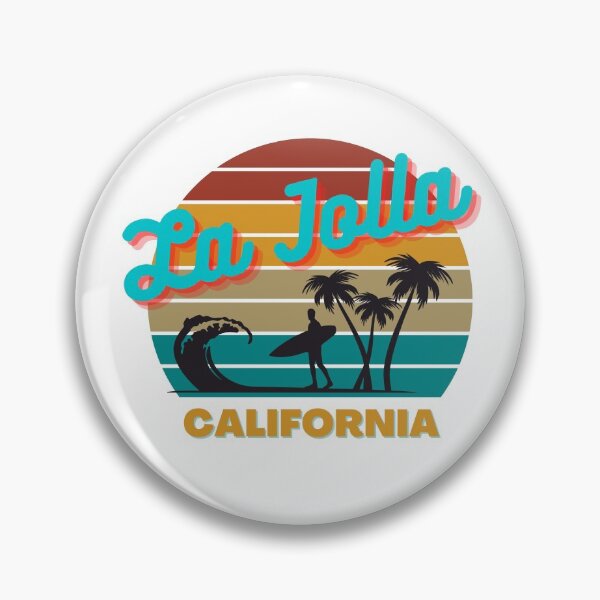 Item preview, La Jolla California Retro Vintage Sunset Typography designed and sold by adriana-holmes.