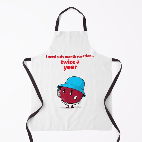 Item preview, I need a six month vacation twice a year - Round Cute Tourist designed and sold by Mechanical-Artt.