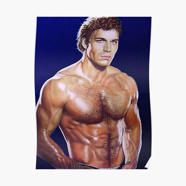 Jon Erik Hexum Color Pencil @ www.KeithMcDowellArtist.com Poster