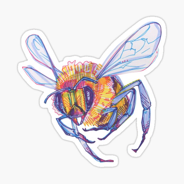 Item preview, Bee Flying  designed and sold by Gwenn Seemel.