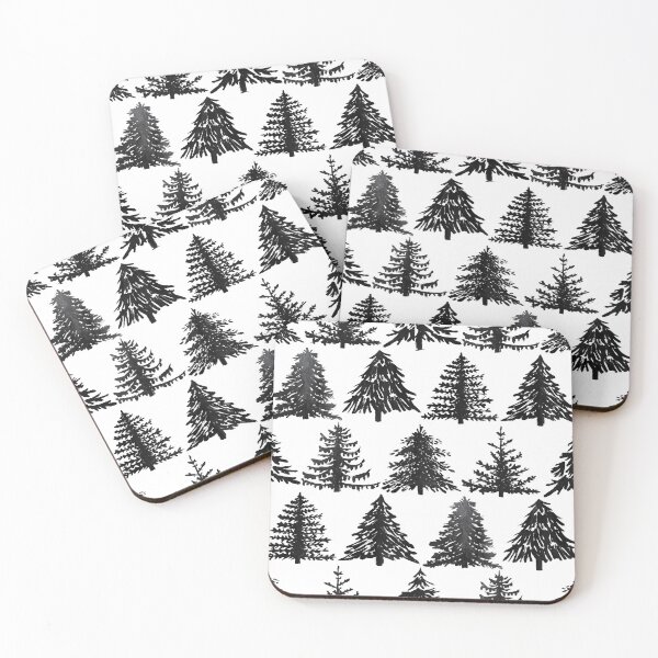 Item preview, Pine Tree Forest - Black designed and sold by nickneuman101.