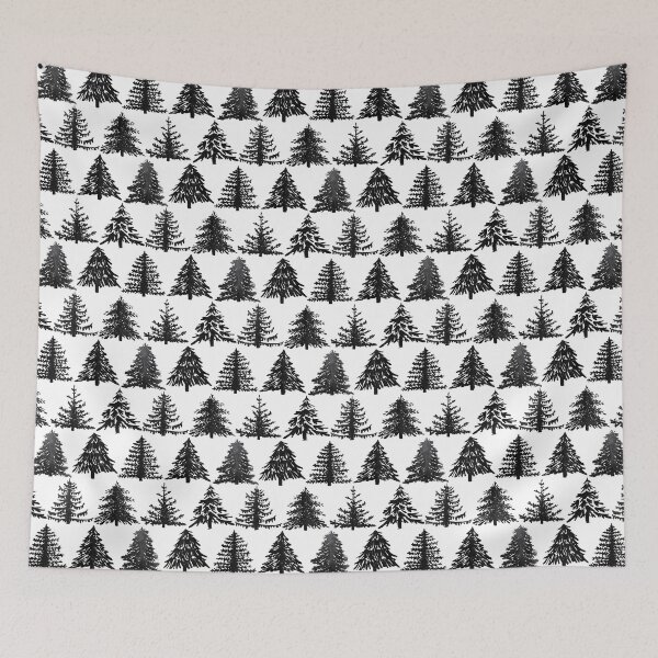 Item preview, Pine Tree Forest - Black designed and sold by nickneuman101.