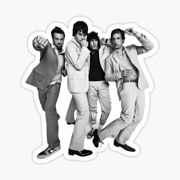 jason bill andy and seth transparent Sticker