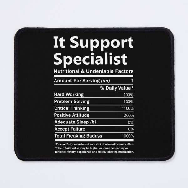 Item preview, It Support Specialist T Shirt - Nutritional and Undeniable Factors Gift Item Tee designed and sold by oslandefren.