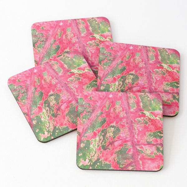 Item preview, red and green caladium leaf designed and sold by DKVanOss.