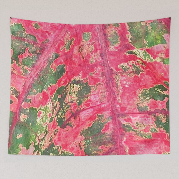 Item preview, red and green caladium leaf designed and sold by DKVanOss.