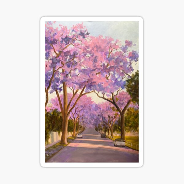 Item preview, McDougall Street in Jacaranda season designed and sold by ShellyDu.