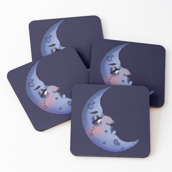 Item preview, Aesthetic Handsome Moon Face designed and sold by BotanicalShroom.