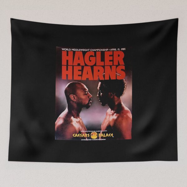 Item preview, Men Women Hagler  Hearns  Music Fan designed and sold by TrentonReichert.