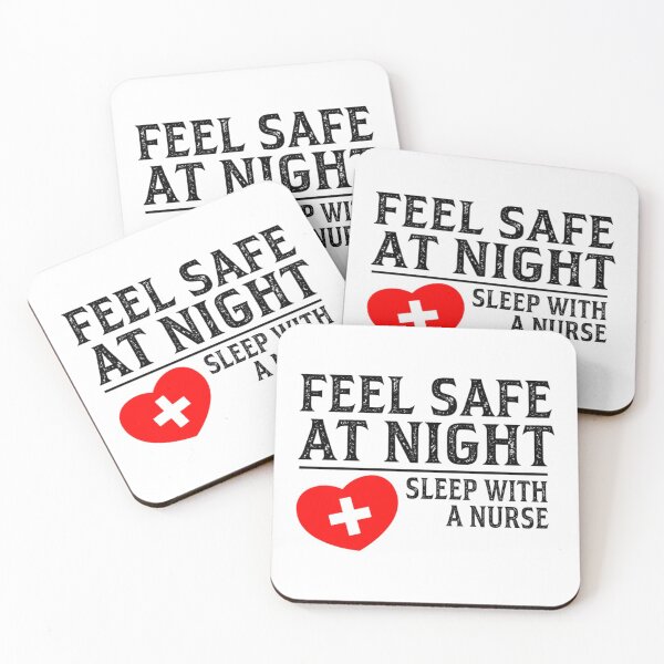 Item preview, Feel Safe At Night Sleep With A Nurse           designed and sold by Audreypullman.