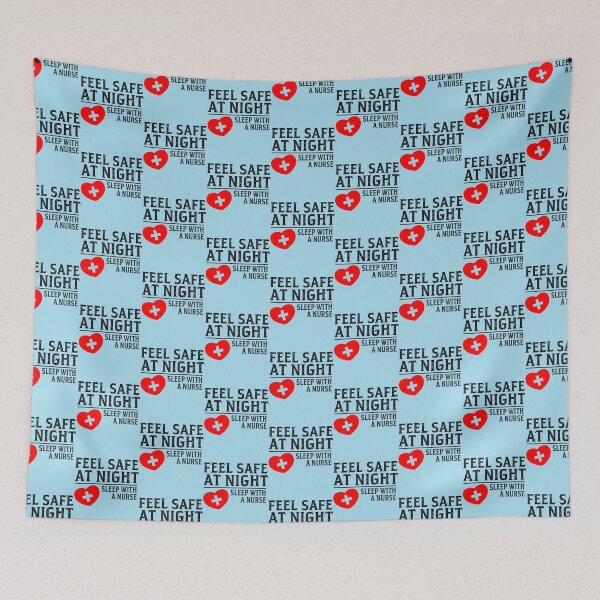 Item preview, Feel Safe At Night Sleep With A Nurse           designed and sold by Audreypullman.
