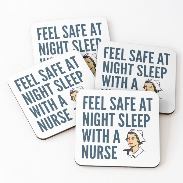 Item preview, Feel Safe At Night Sleep With A Nurse        designed and sold by Audreypullman.