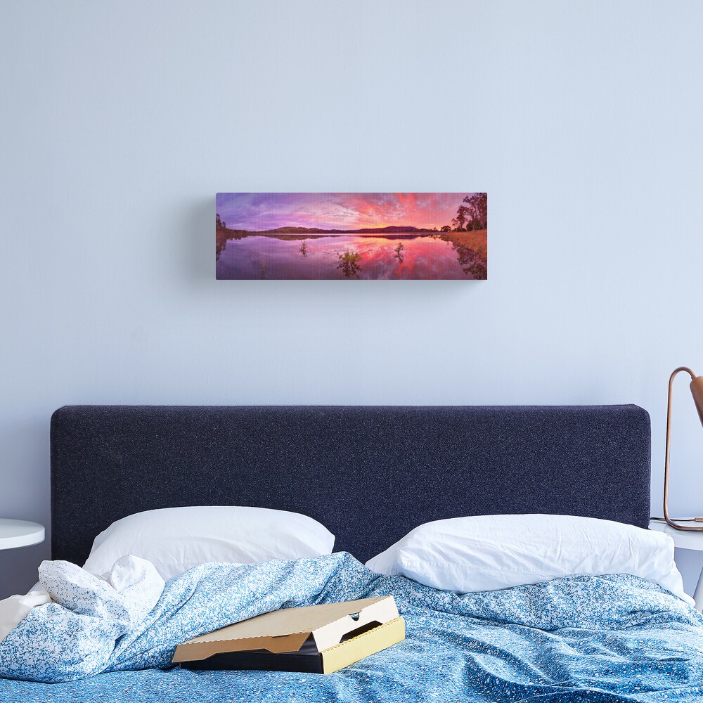 Barkers Creek Reservoir, Harcourt, Victoria, Australia Canvas Print