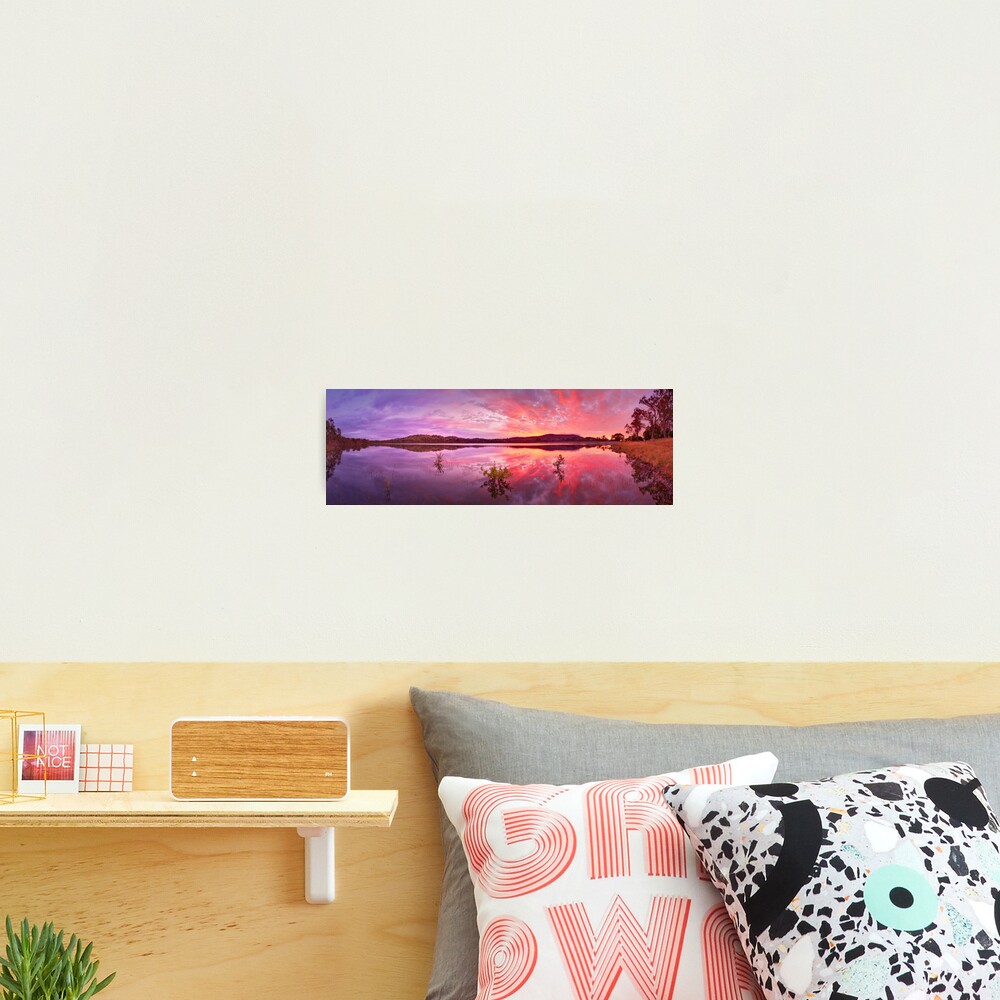 Barkers Creek Reservoir, Harcourt, Victoria, Australia Photographic Print