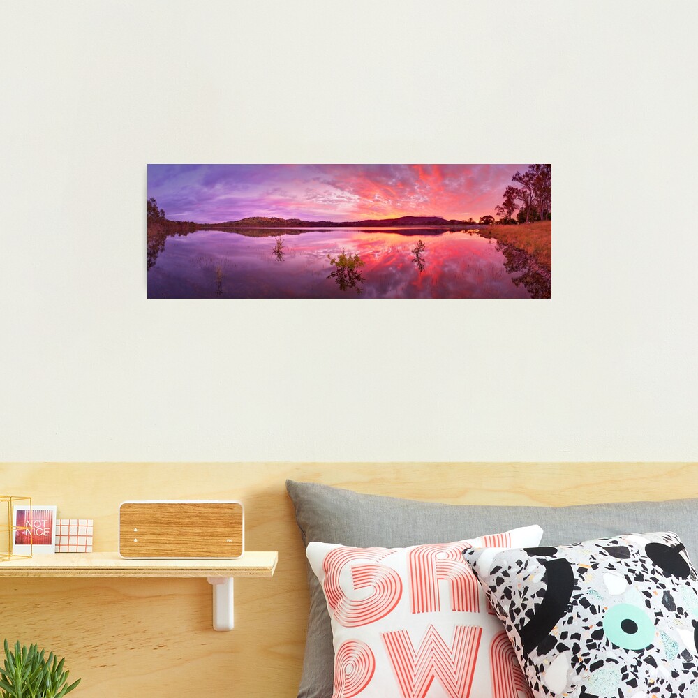 Barkers Creek Reservoir, Harcourt, Victoria, Australia Photographic Print
