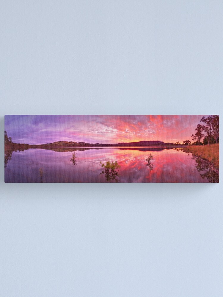 Alternate view of Barkers Creek Reservoir, Harcourt, Victoria, Australia Canvas Print