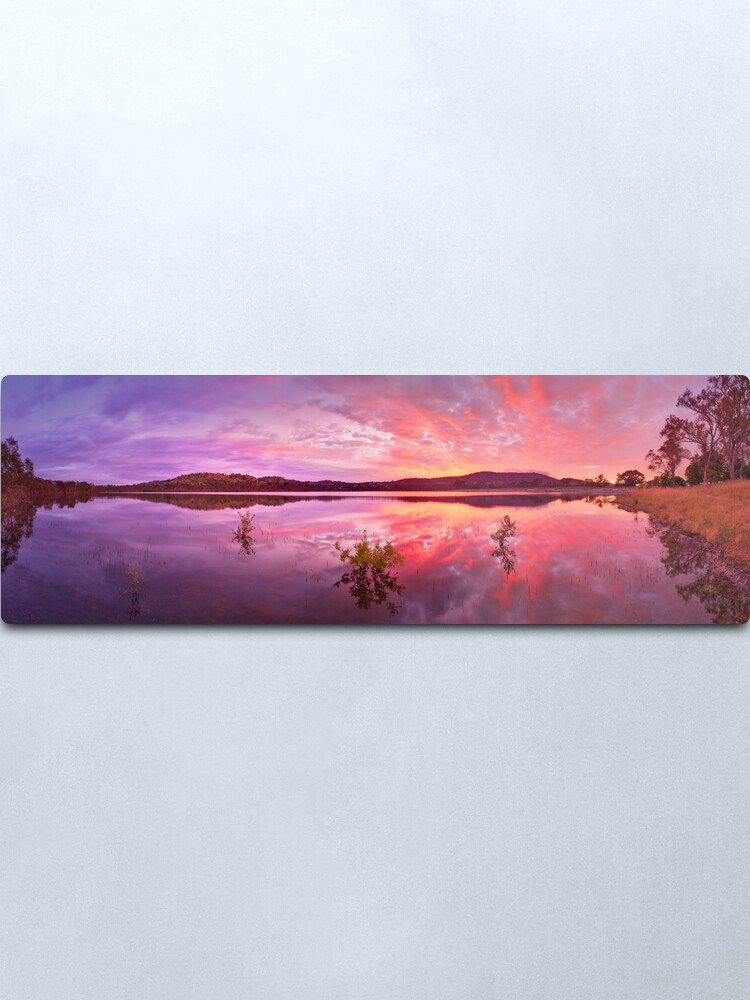 Alternate view of Barkers Creek Reservoir, Harcourt, Victoria, Australia Metal Print