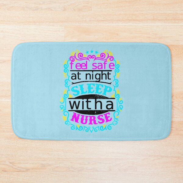 Item preview, Feel Safe at Night Sleep With a Nurse -  and Funny Design   designed and sold by Audreypullman.