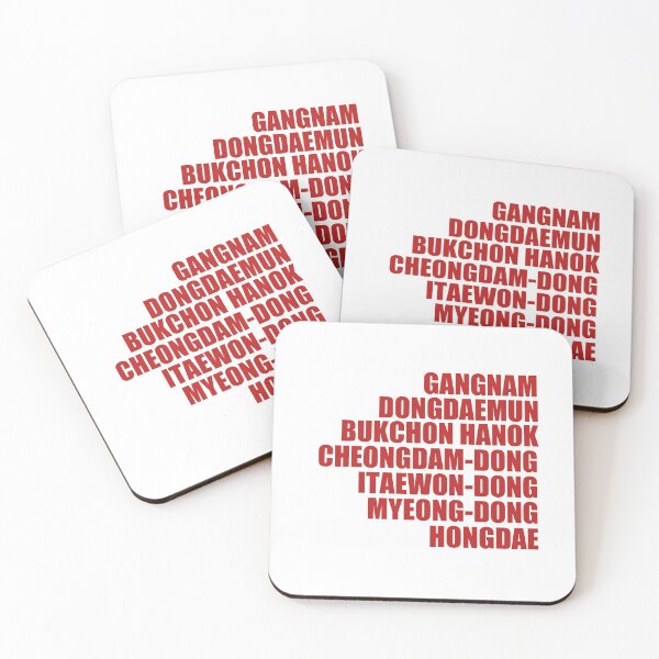 Item preview, South Korea Neighbourhoods designed and sold by lalashellsArt.