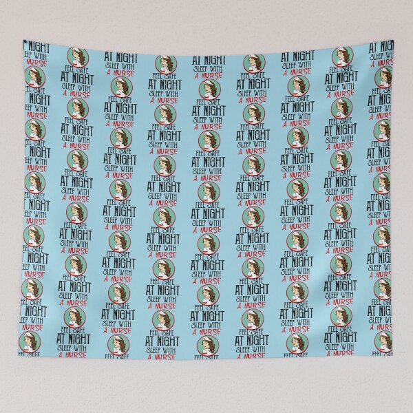 Item preview, Feel Safe at Night Sleep with a Nurse   designed and sold by Audreypullman.
